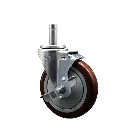 Service Caster Regency 4605MPBX Replacement Caster with Brake REG-SCC-GR20S514-PPUB-MRN-TLB-845